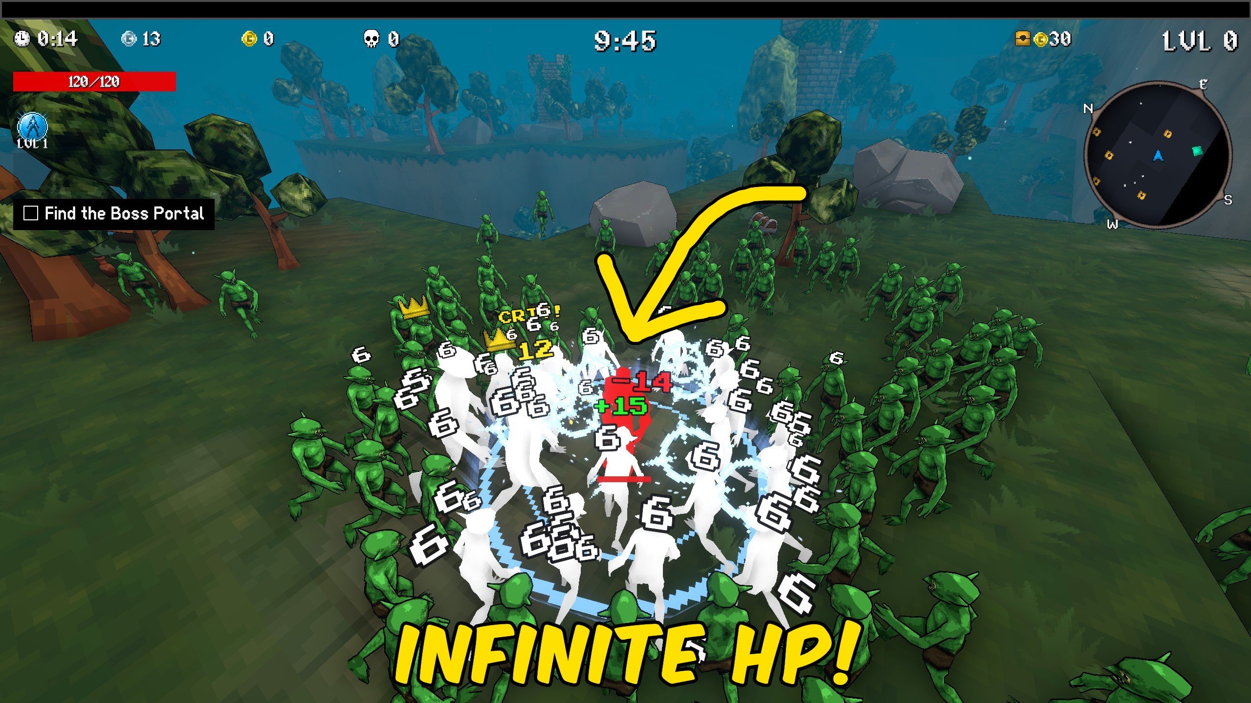 Megabonk — Infinite HP